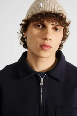 New Temple Sw Plain Navy Men Sweatshirts
