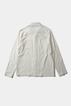 Hot Terry Long Shirt Plain Off White Men Shirts