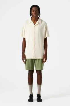 Hot Terry Shirt Plain Off White Men Shirts