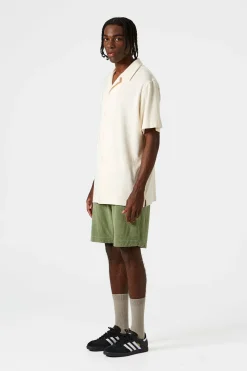 Hot Terry Shirt Plain Off White Men Shirts