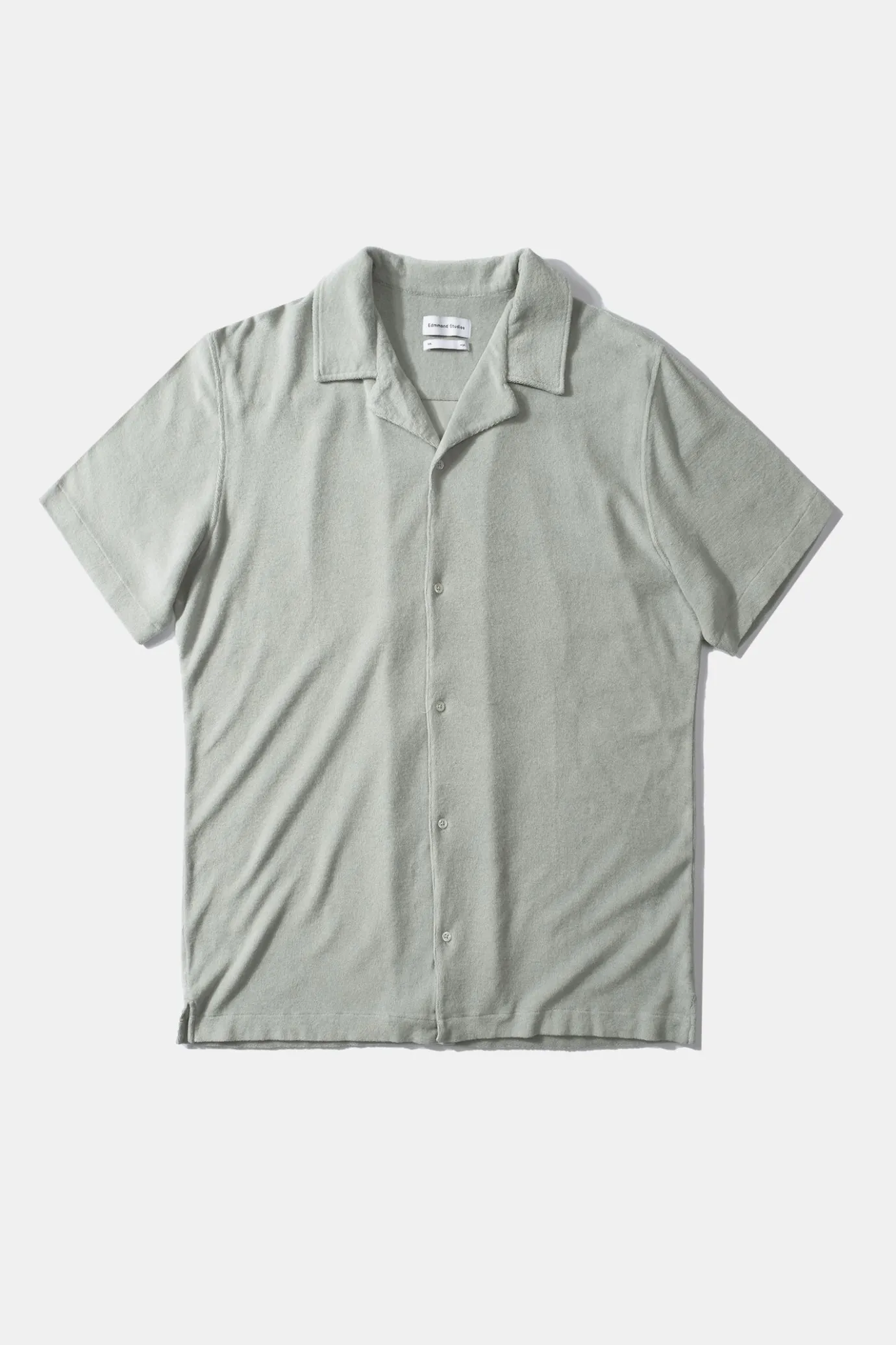 Cheap Terry Shirt Plain Sage Men Shirts