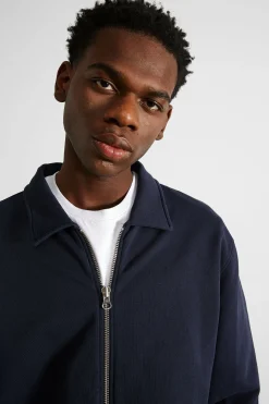 Flash Sale Timer Plain Navy Men Sweatshirts