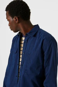 Shop Trade Shirt Plain Navy Men Shirts