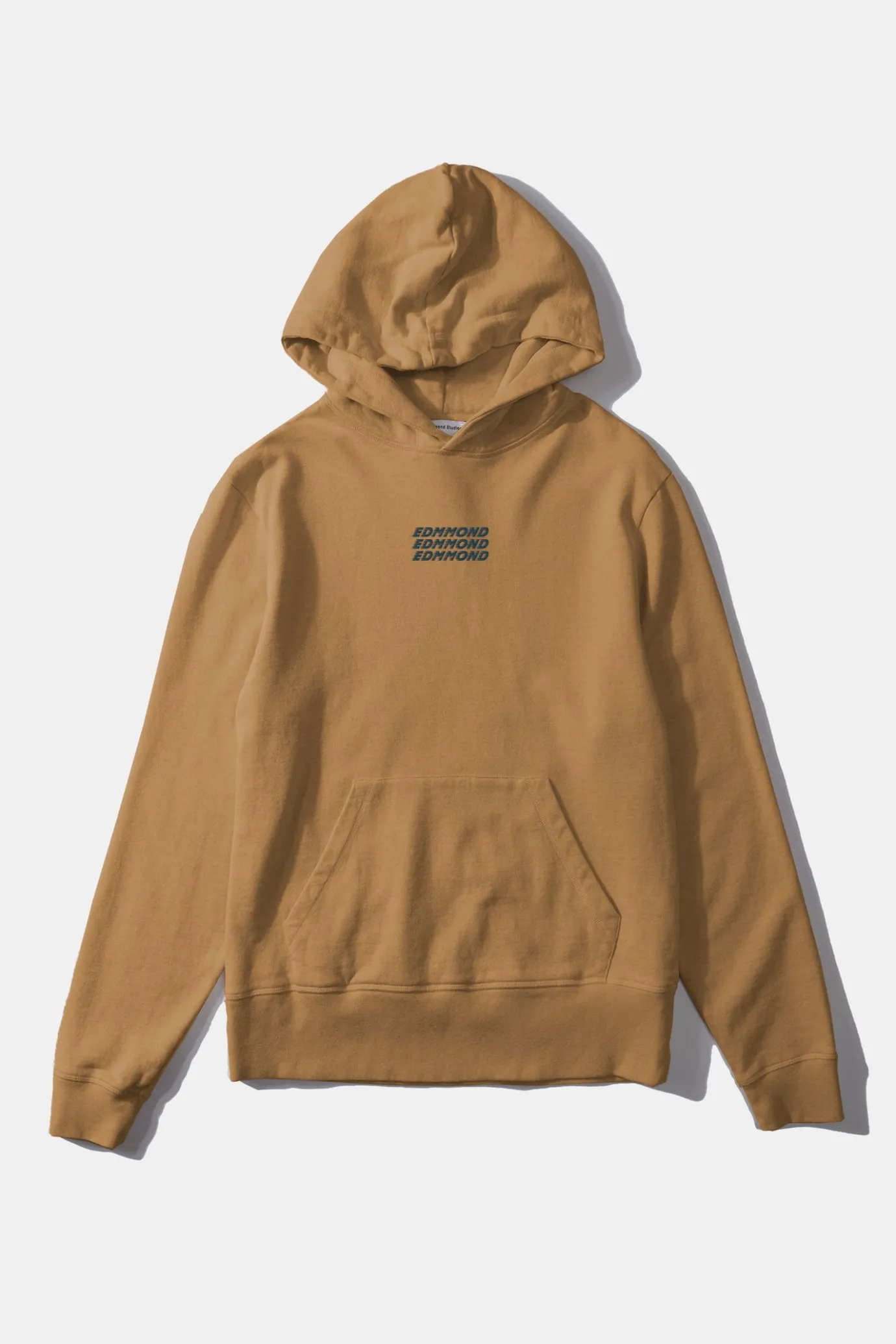 Shop Velo Hoodie Plain Caramel Men Sweatshirts