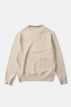Hot Warm Up Plain Beige Men Sweatshirts