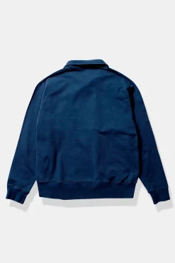 New Warm Up Plain Navy Men Sweatshirts