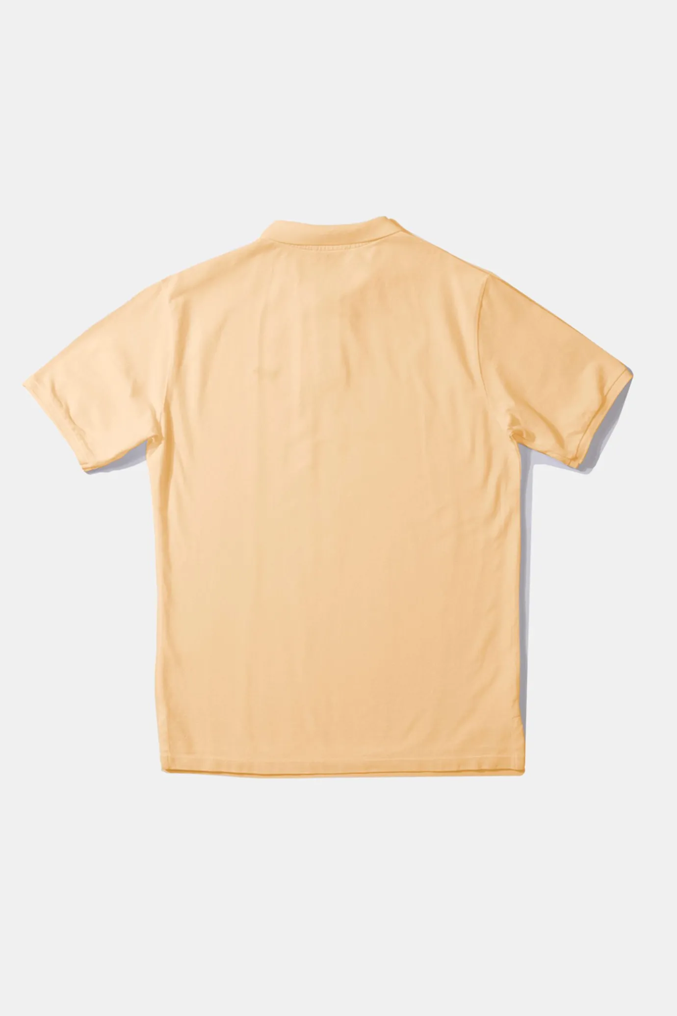 Hot Wilson Polo Plain Light Yellow Men Polos