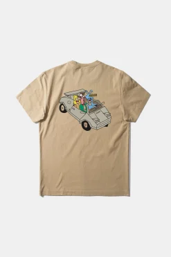 Shop Winnie Plain Tan Men T-Shirts