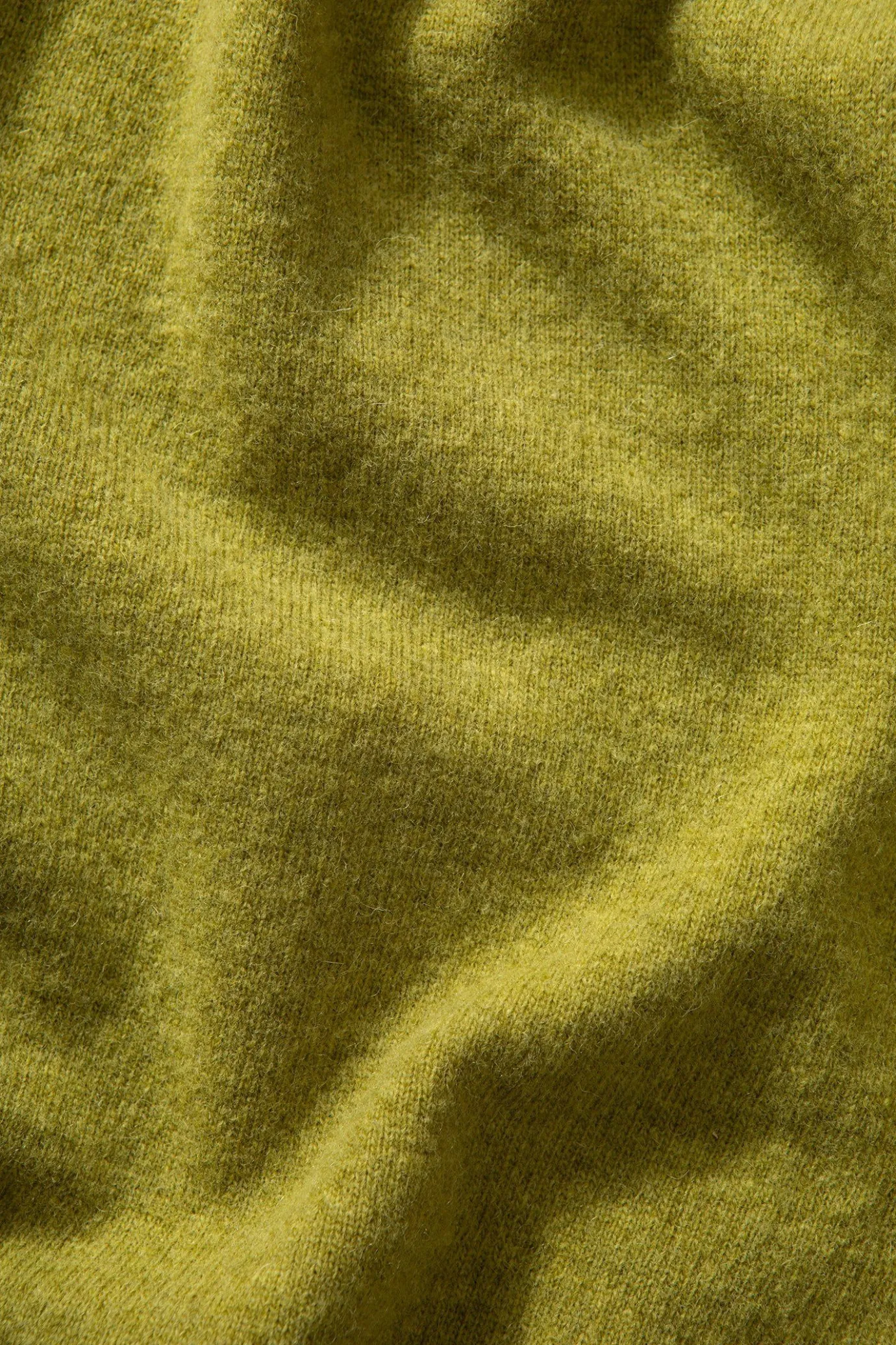 Store Wool Polo Plain Green Men Knitwear