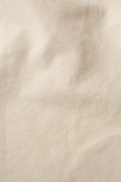 Sale Zipped Shirt Plain Beige Men Shirts
